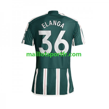 Maillot de Foot Manchester United Anthony Elanga 36 Exterieur 2023/24